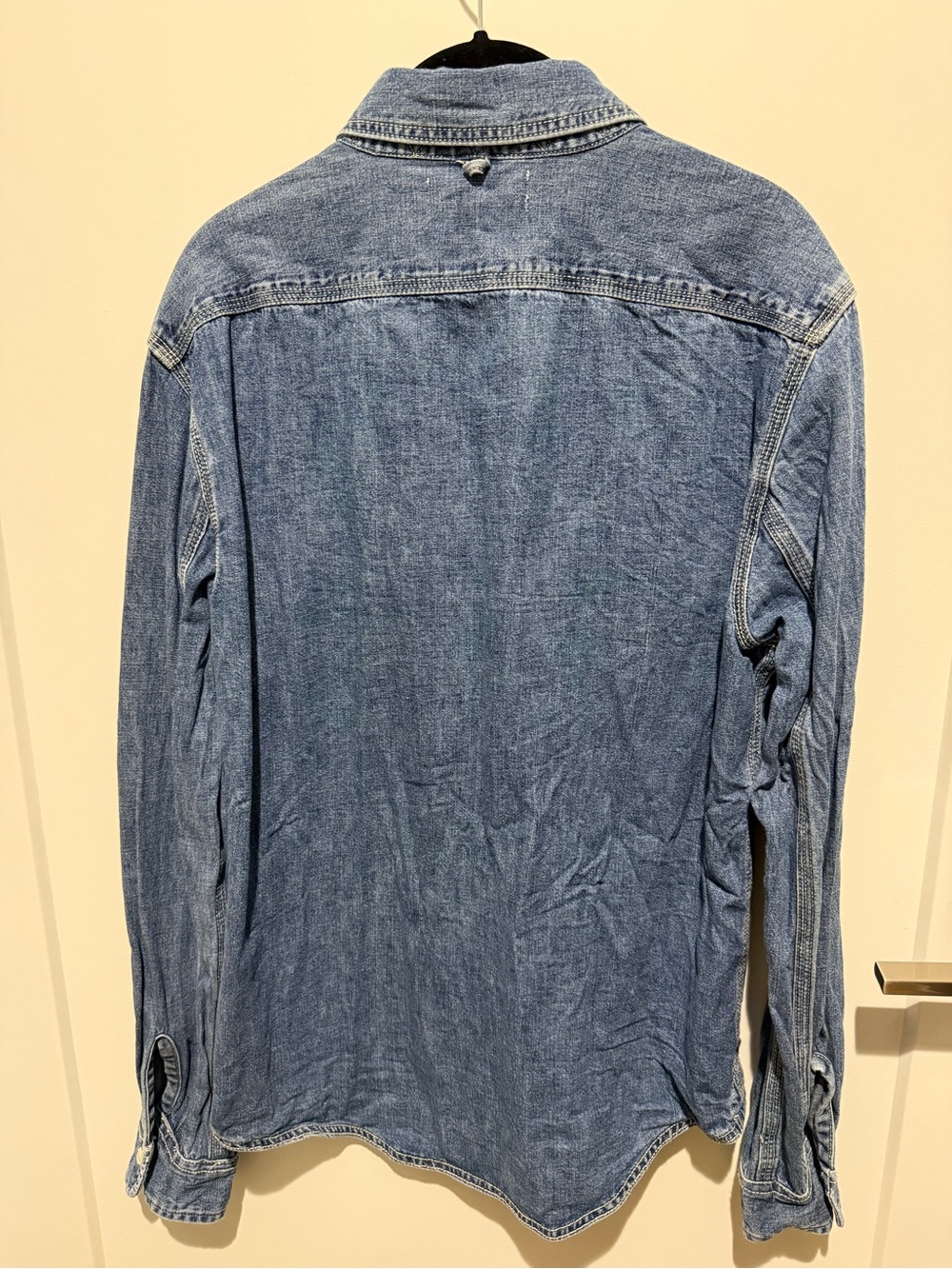 ALEX MILL Denim Button-Up Shirt in Medium Blue - Size Small - Picture 2 of 3